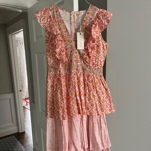 Marea by Liz Joy - The Fiesta Midi Tiered floral dress